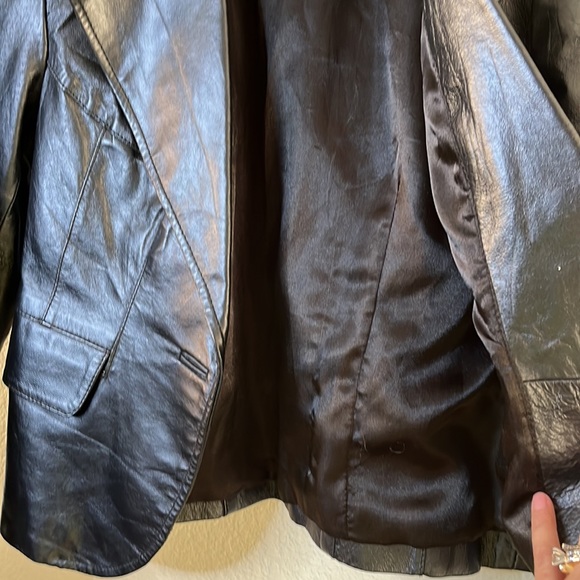 Guess Leather Jacket size M - Picture 5 of 6